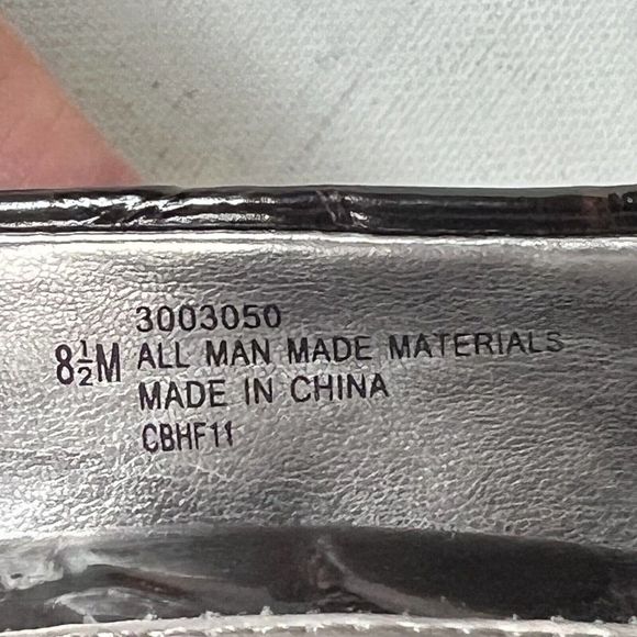 Eurosoft by Sofft Women's Size 8.5 M Pumps Glossy Croc Print Slip On Brown Heels - Picture 11 of 12